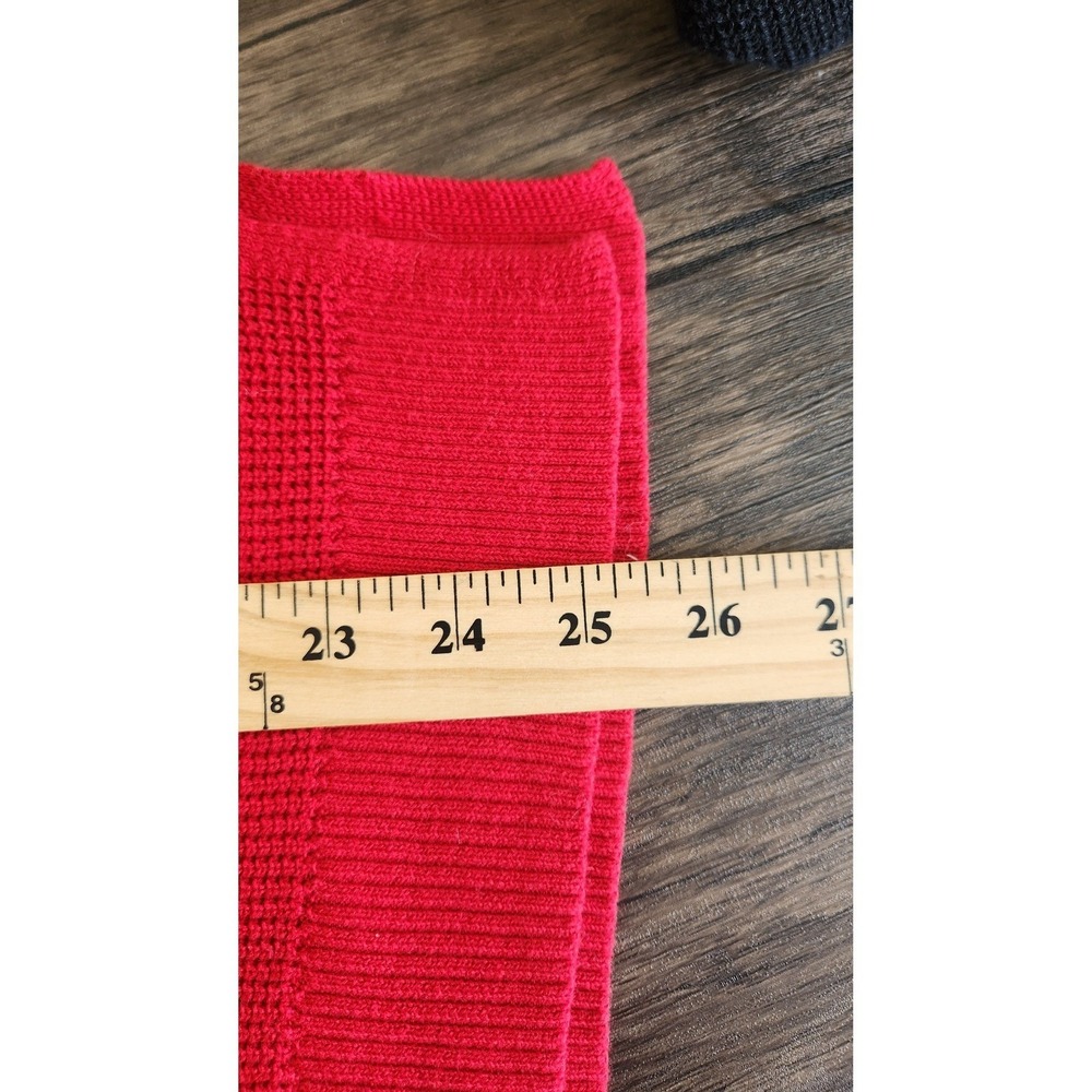 Lauren Ralph Lauren Womens Waffle Knit Cowl Neck‎ Pullover Sweater LP Set of 2 - Picture 9 of 9